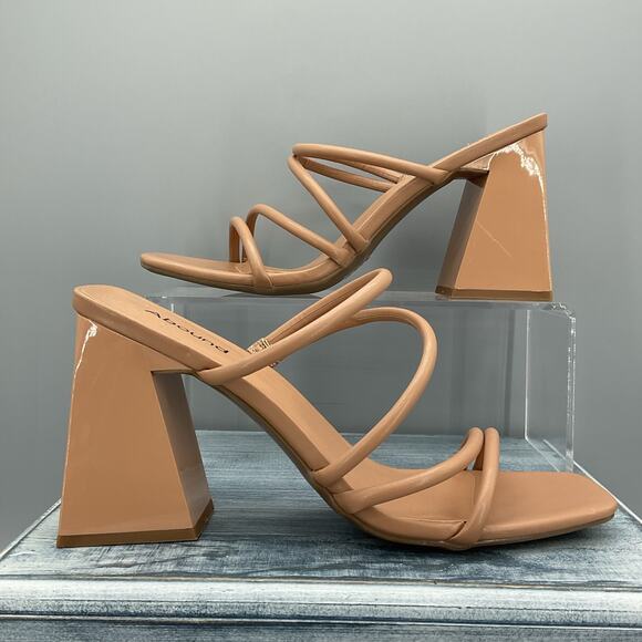 Abound Women’s Austyn Strappy Sandals Brown Size 10M - Picture 1 of 10